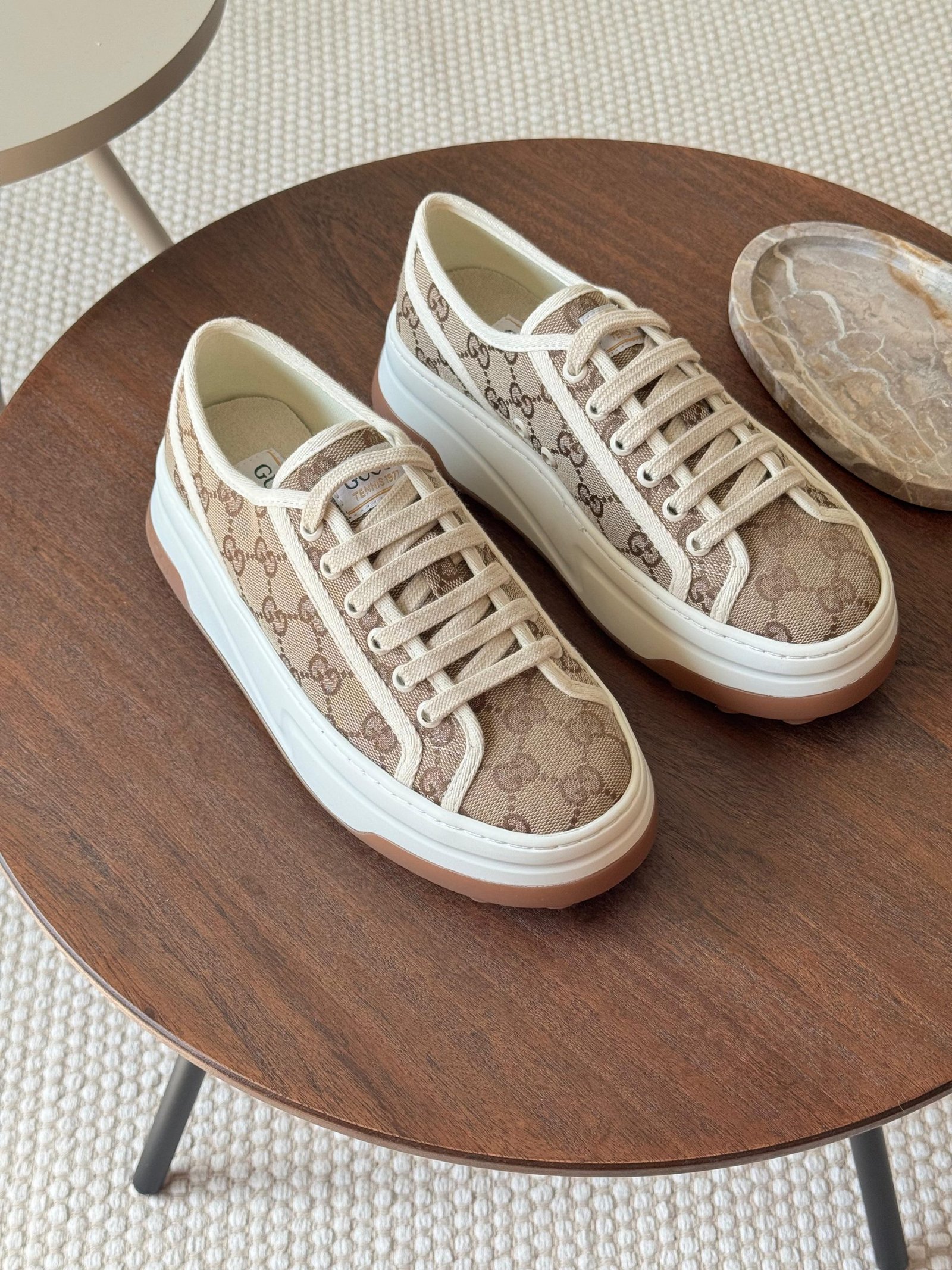 Gucci GG Brown sneakers