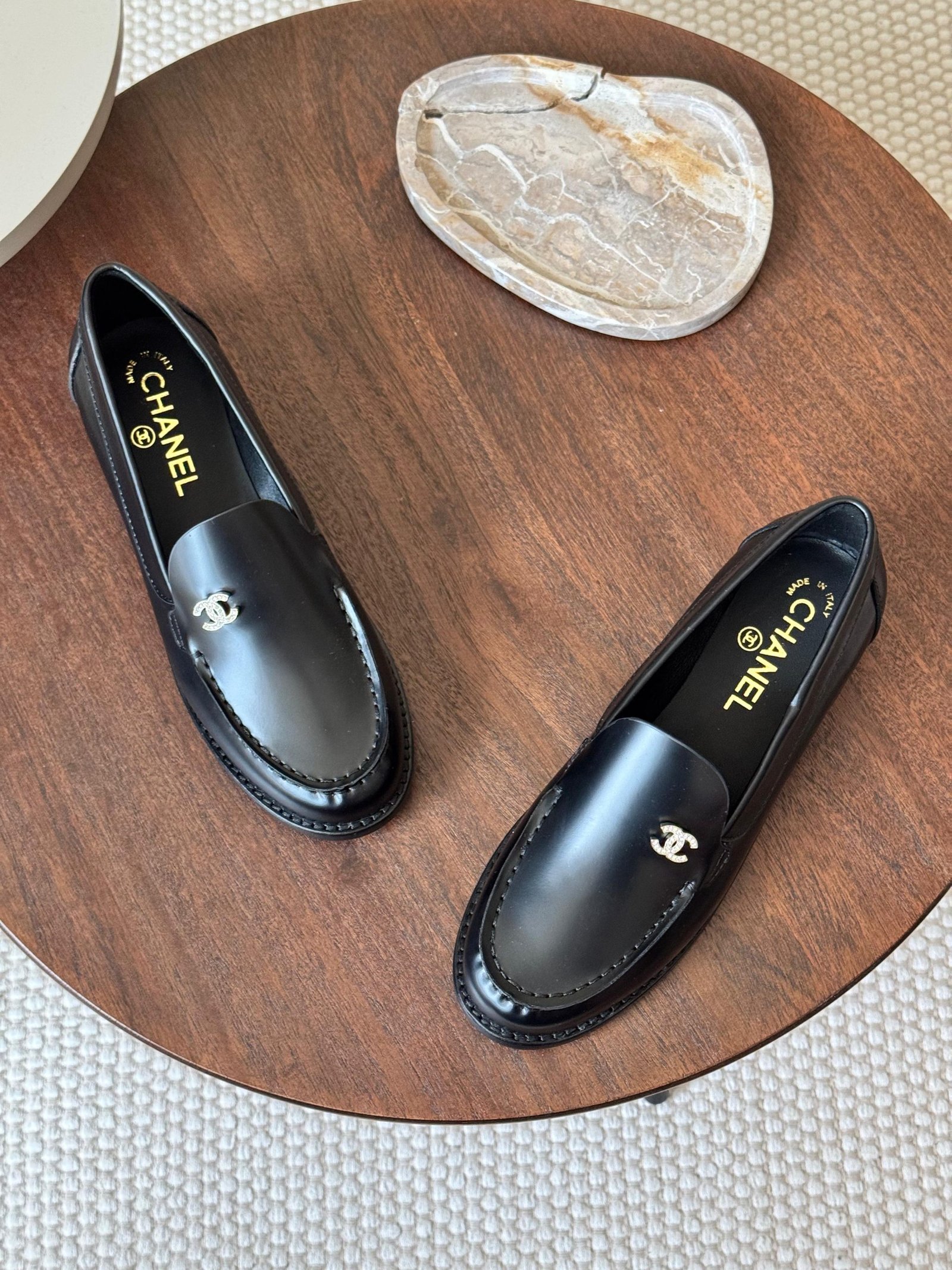 Chanel CC slingback loafers - Close - Image 3