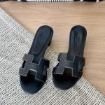 Hermes Oasis sandal - Full Black soft