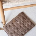 Dior Caro Daily Pouch - Dark Apricot