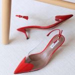 Alaïa Le Cœur Slingback - Red