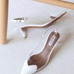 Alaïa Le Cœur Slingback - White