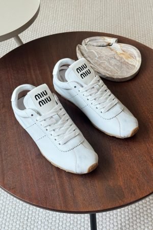 Miu Miu Plume nappa sneakers