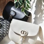 Dior Medium Dior Bobby Bag - White