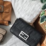 Fendi Baguette 20cm Bag - Black