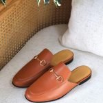 Gucci Princetown slipper - Gucci Mule - Light Brown