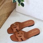 LV Isola Flat Mule - Brown