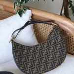 Fendi Fendigraphy Small hobo bag - Brown