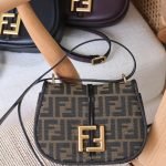 Fendi C'mon mini crossbody 19cm bag - Brown