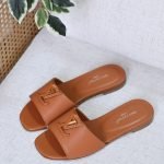 LV Mare Flat Mule - Brown