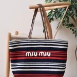 Miu Miu crochet tote bag - Red