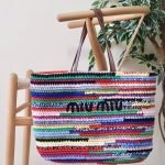Miu Miu crochet tote bag - Multicolor