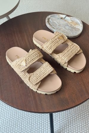 Prada Crochet Sandals