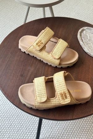 Miu Miu Raffia sandals