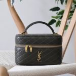 YSL Gaby Vanity leather shoulder bag - Olive Green