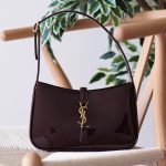YSL Le 5 À 7 Hobo 24cm Bag - Maroon