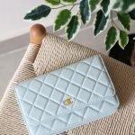 Chanel Wallet on Chain 19cm - Sky Blue Caviar