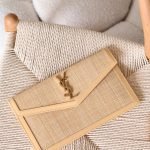 YSL Uptown pouch 27cm - Beige