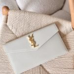 YSL Uptown pouch 27cm - White