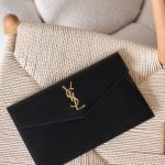 YSL Uptown pouch 27cm - Black matt