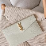 YSL Uptown pouch 27cm - off white