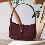 YSL Le 5 à 7 19cm bag - Maroon