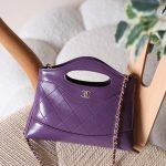 Chanel 31 20cm bag - Dark Purple