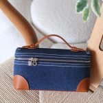 Loro Piana L19 bag - ‌Blue denim