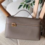 Loro Piana 27cm Bag - étoupe