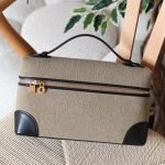 Loro Piana 27cm Bag - Khaki