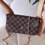 Louis Vuitton Pochette Félicie 21cm - Tan Monogram