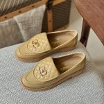Chanel Moccasins Lambskin - Beige