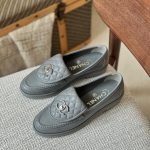 Chanel Moccasins Lambskin - Gray