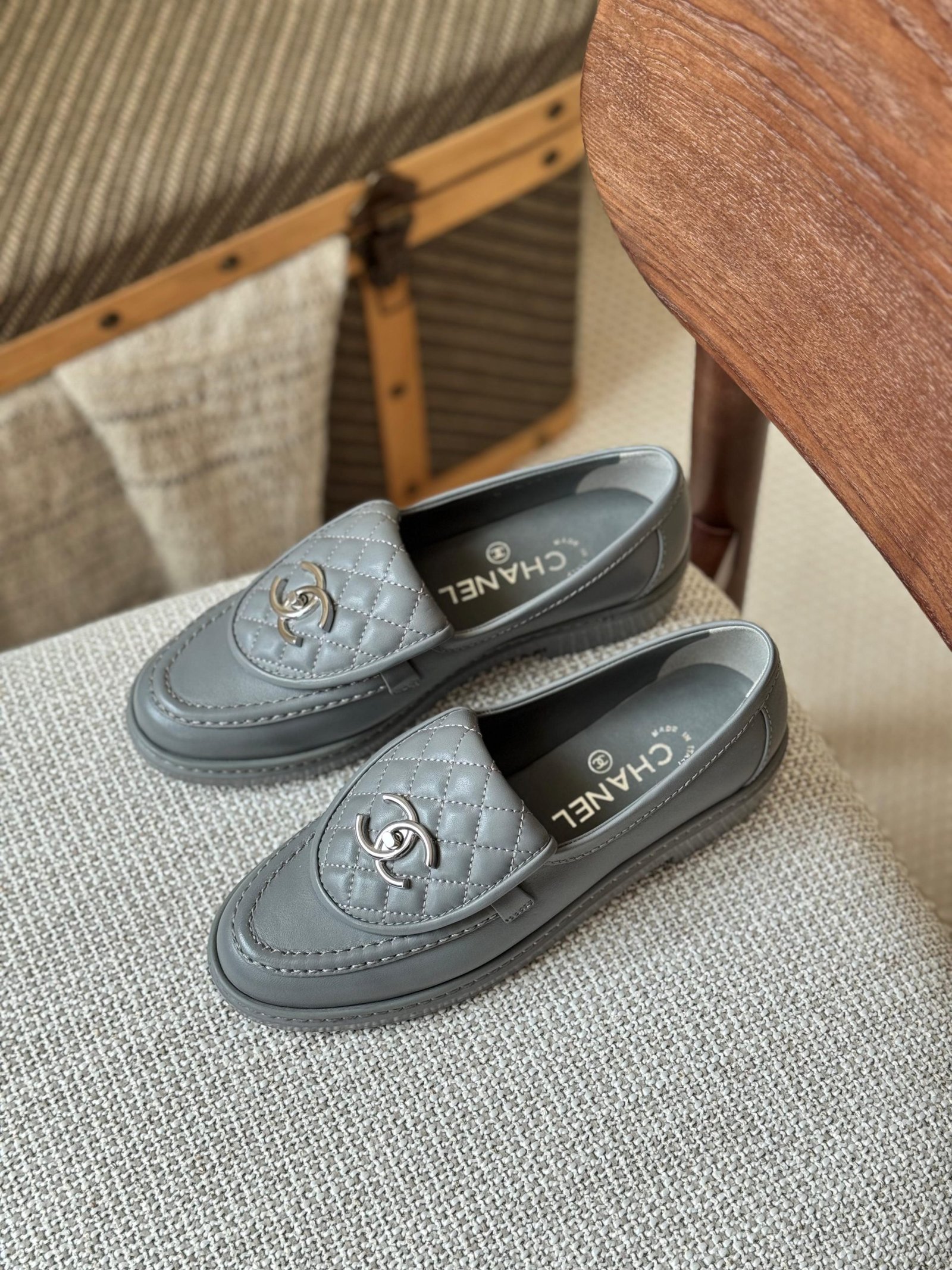 Chanel Moccasins Lambskin - Image 5