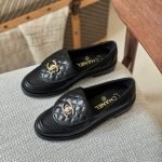 Chanel Moccasins Lambskin - Black