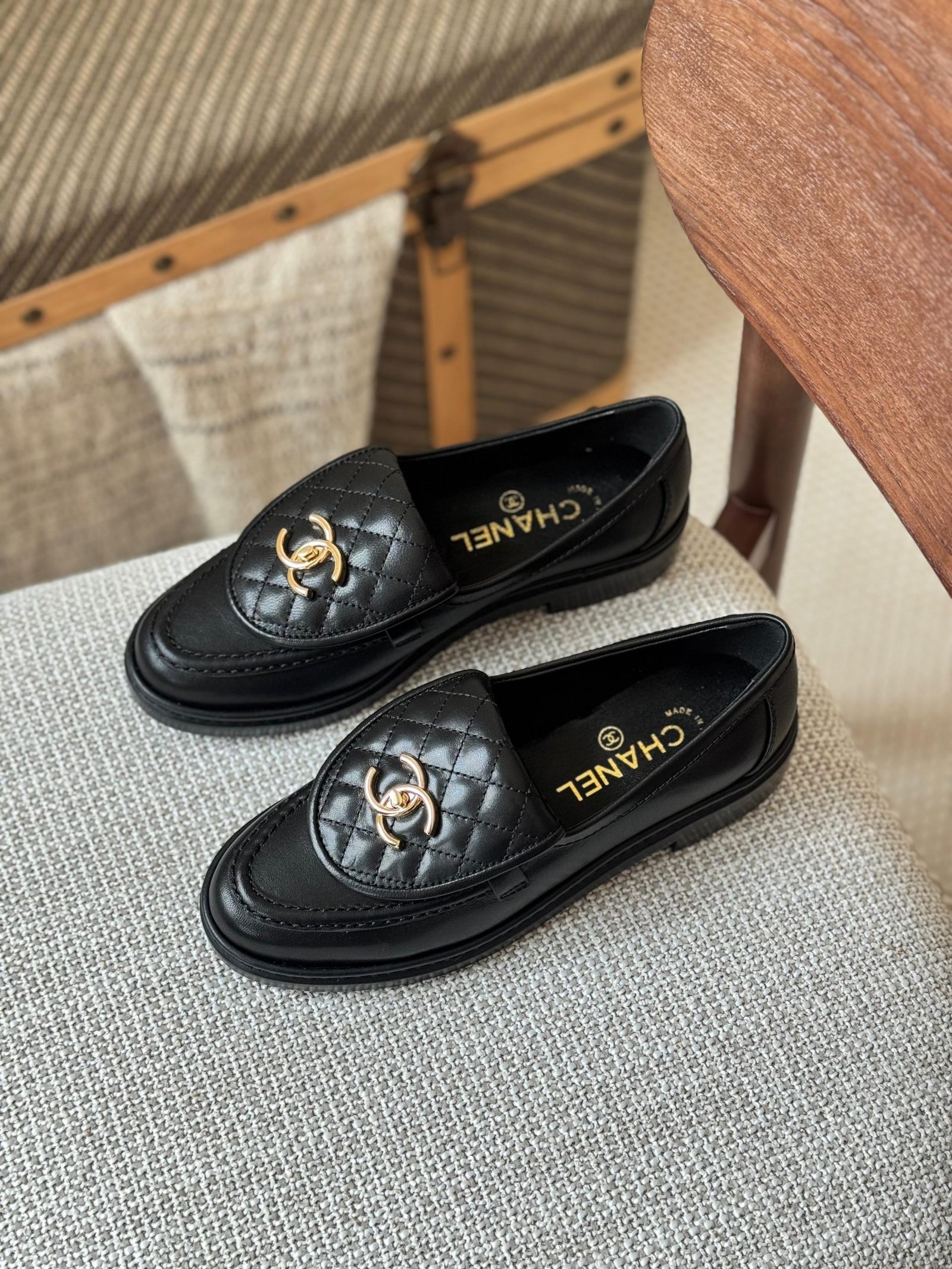 Chanel Moccasins Lambskin