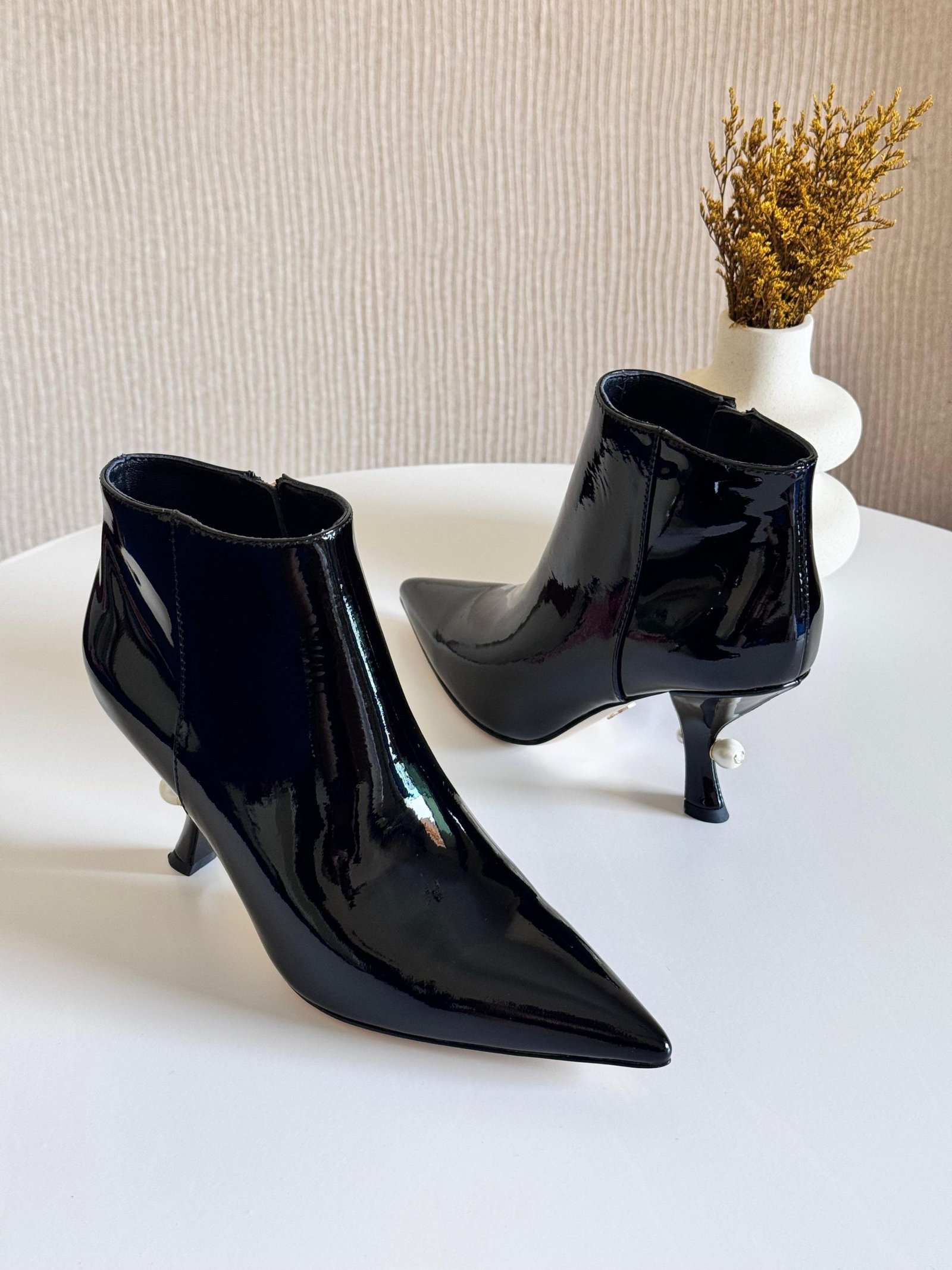 Dior Shiny leather boot