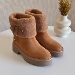 Celine Bulky Cropped Boot - Brown