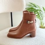 Hermes Frenchie 50 ankle boot - Brown