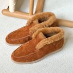 Loro Piana Open Walk Ankle Boot - Women - Brown