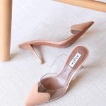 Alaïa Le Coeur Mules - Beige