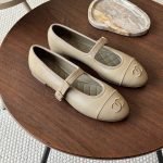 Chanel Mary Janes - Olive