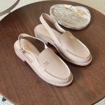 Chanel CC slingback loafers - Beige