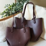 Polène Cyme Mini/Large - Burgundy