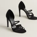 Hermes Lipstick 105 sandal - Black