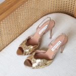 Aquazzura Ce Soir Sandal 105mm - Gold