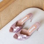 Aquazzura Ce Soir Mule 75mm heel - Pink