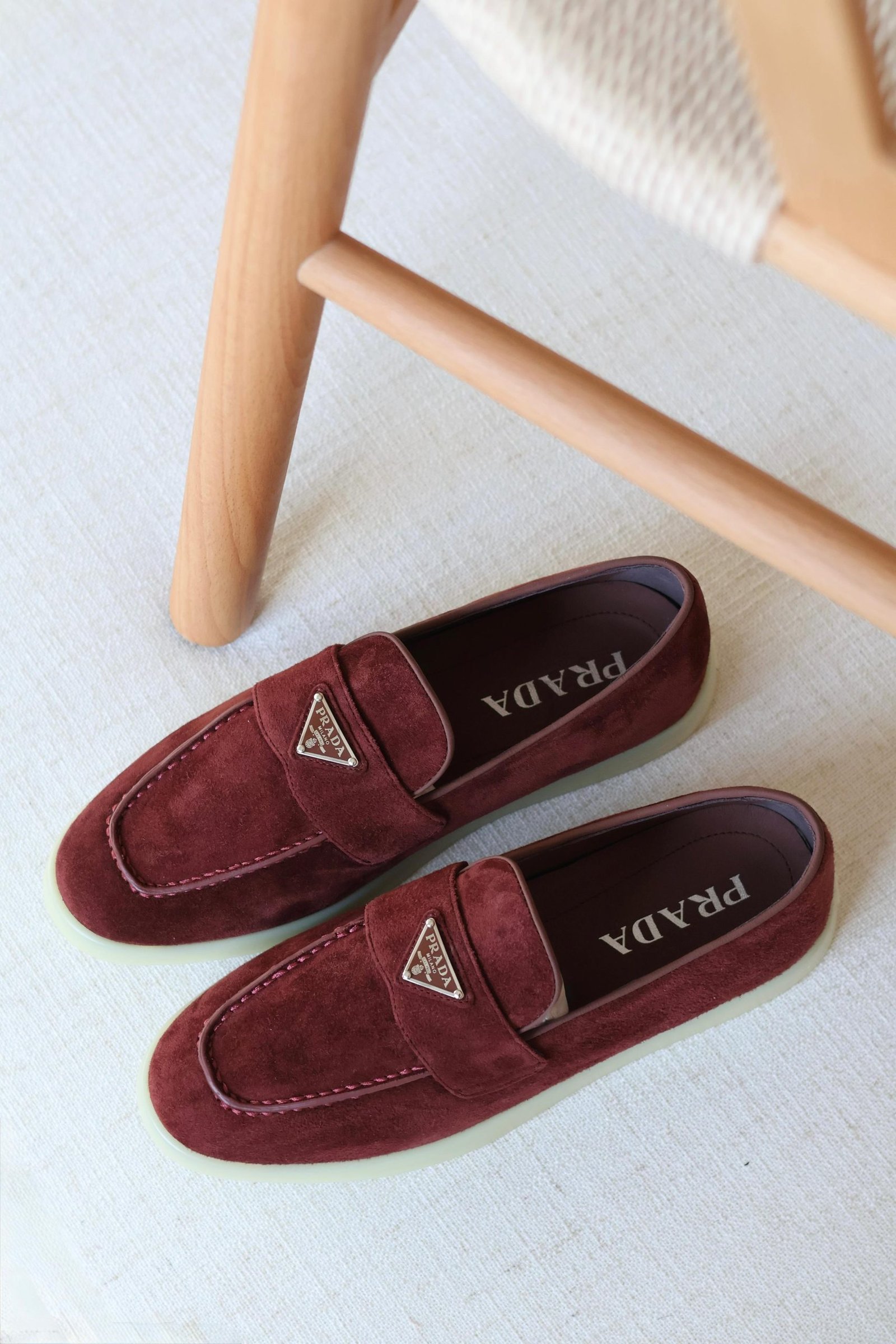 Prada Suede leather loafers - Image 4