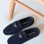 Prada Suede leather loafers - Navy