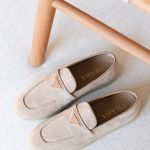Prada Suede leather loafers - Beige
